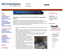 Tablet Screenshot of dirt-crawl-spaces.com